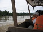 Kuala Tahan river - boat ride into Tmn Negara 2