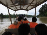 Kuala Tahan river - boat ride into Tmn Negara 4