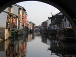 Suzhou West Gate Lake-ancient houses