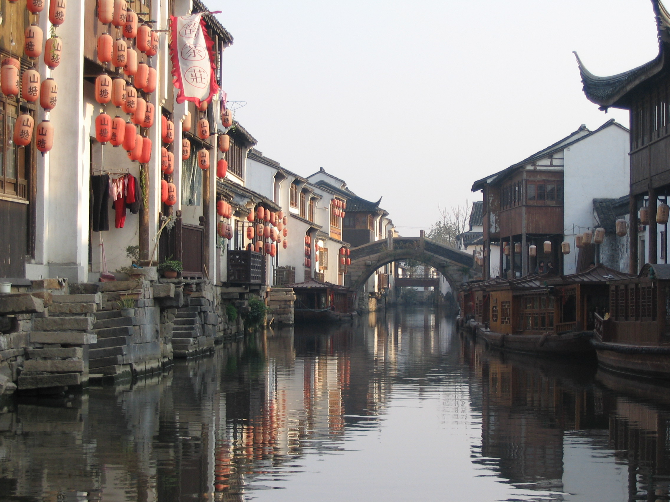 Suzhou West Gate Lake-ancient houses 2