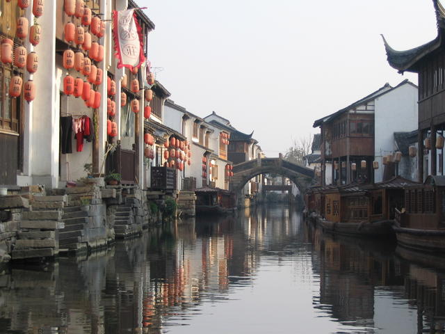 Suzhou West Gate Lake-ancient houses 2
