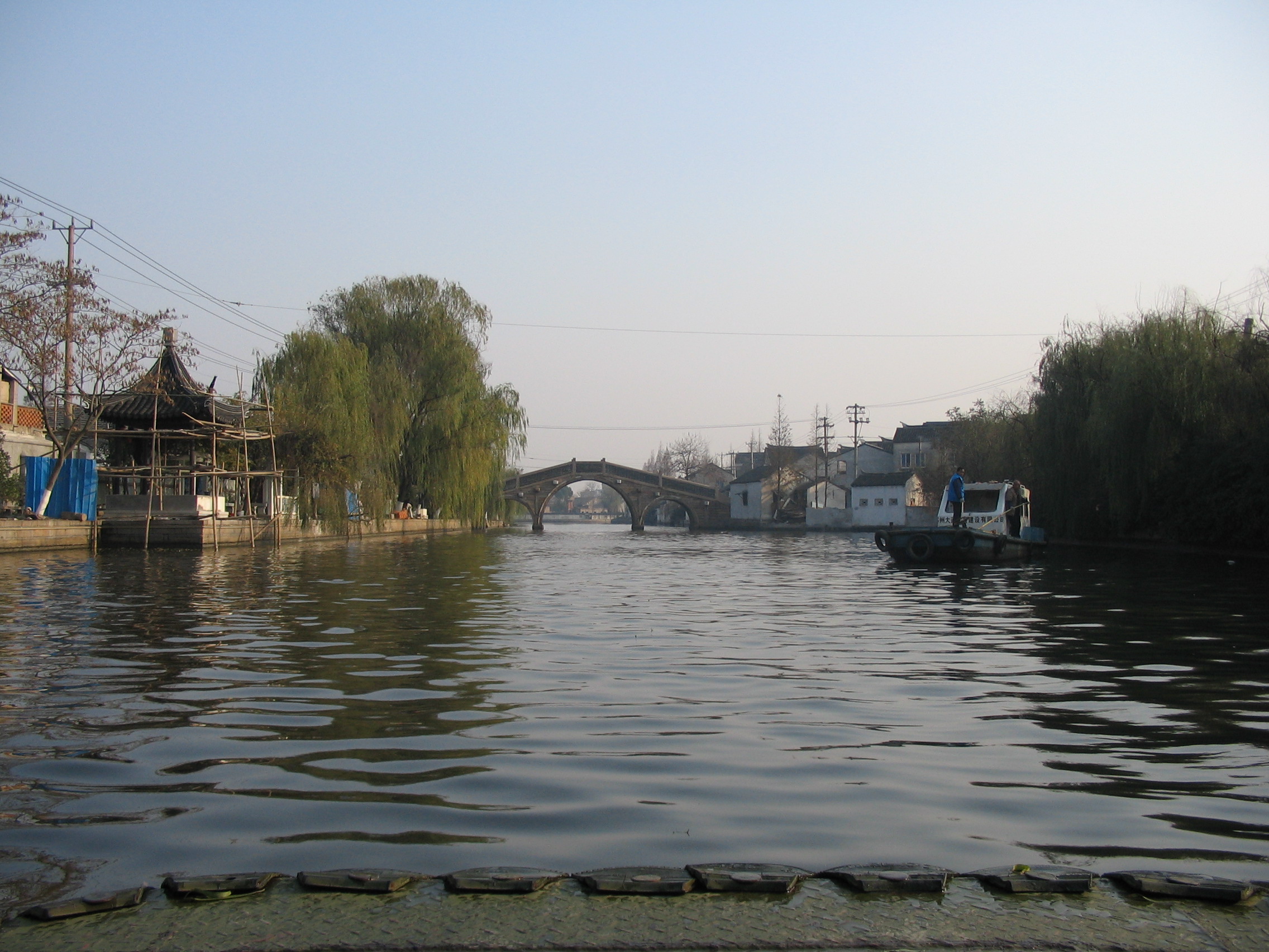 Suzhou West Gate Lake-Canal boat ride 6